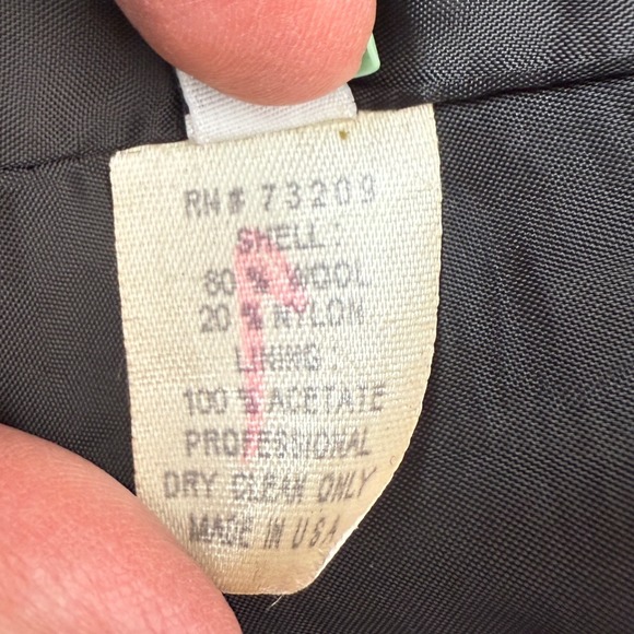 Marvin Richard's Pea Coat Womens Medium Wool Blend Belted Hooded Double Breasted - Picture 5 of 11